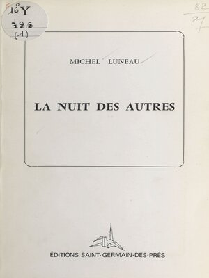 cover image of La nuit des autres